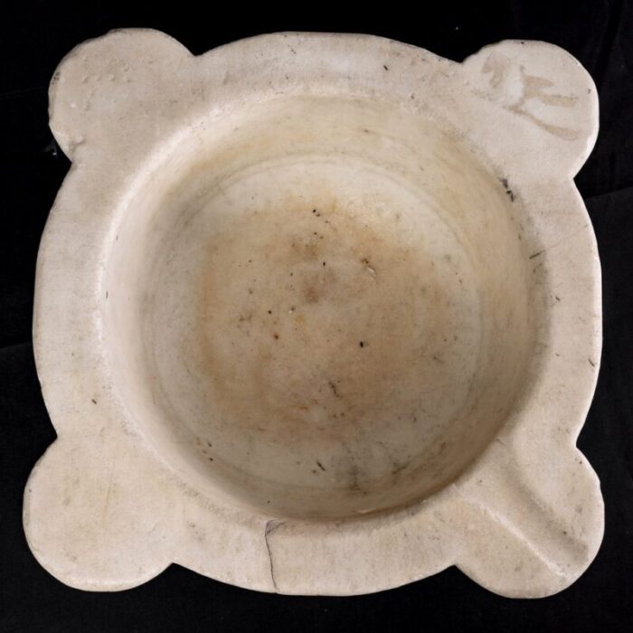 17th century florentine apothecary mortar greek marble of thassos 3