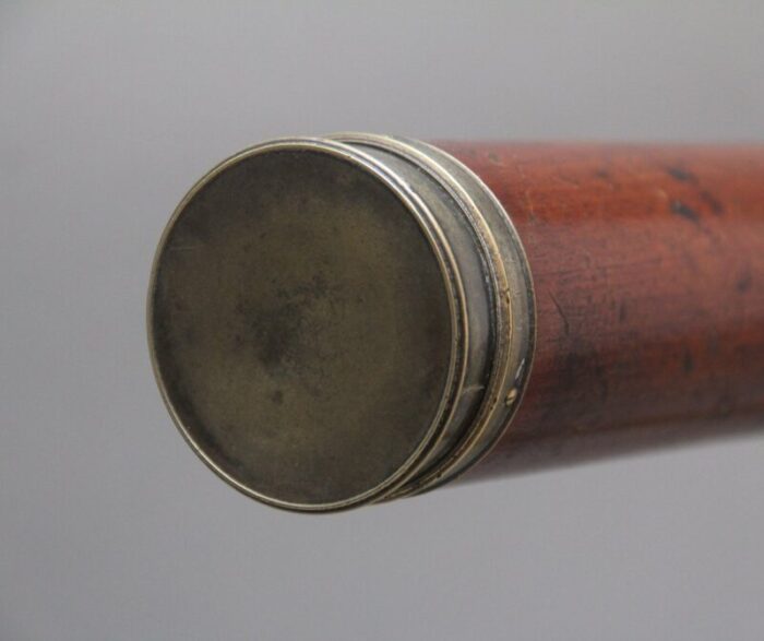 18th century mahogany and brass telescope by nairne blunt of london 1780s 2