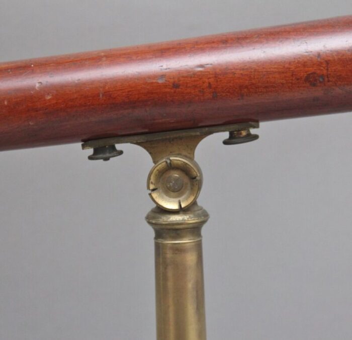 18th century mahogany and brass telescope by nairne blunt of london 1780s 7