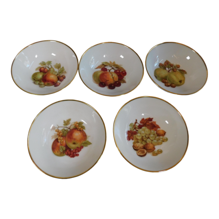 1950s alka kunst alboth kaiser set of 5 fruit bowls 3818