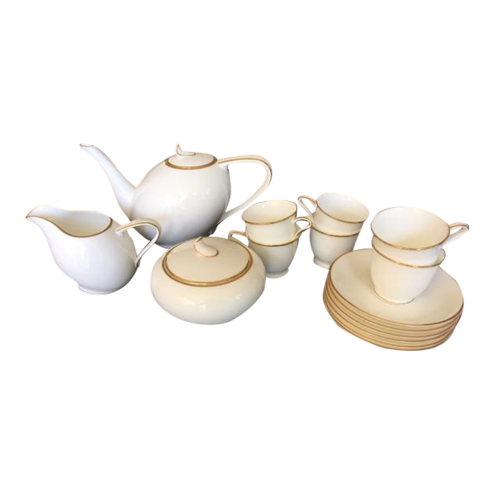 1950s mid century modern noritake nippon toki kaisha tea set 17 pieces 6418