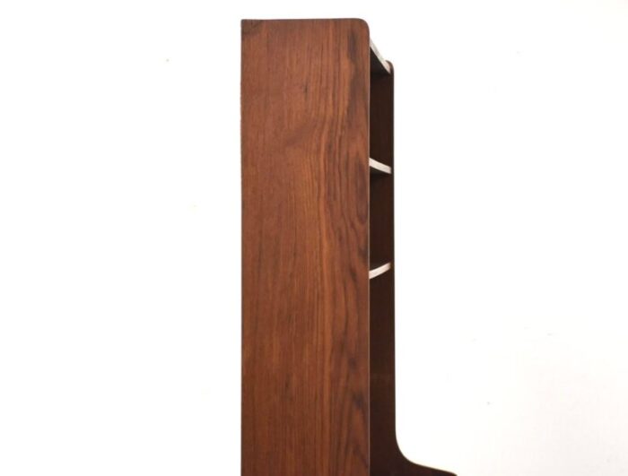 1960s danish modern teak bookcase cabinet 5840