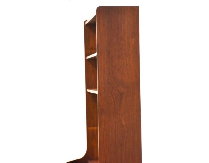 1960s danish modern teak bookcase cabinet 8207