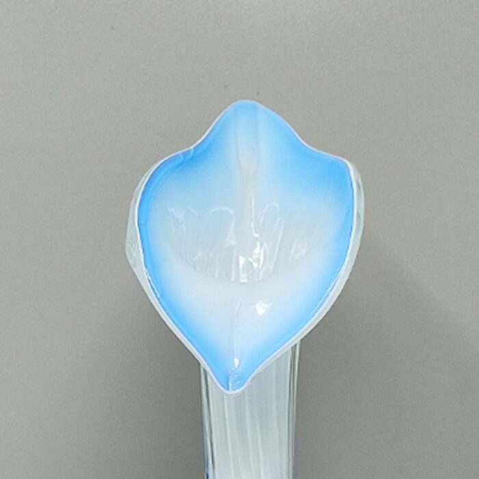 1960s jack in the pulpit calla lily vase in murano glass 5449