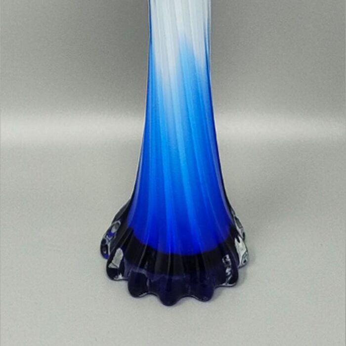 1960s jack in the pulpit calla lily vase in murano glass 9643