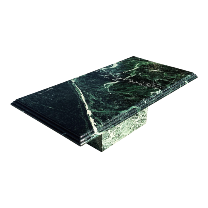 1970s vintage green marble coffee table 2430