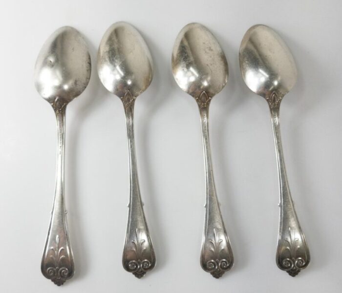 19th century american sterling silver spoons in beekman pattern from tiffany co set of 4 5