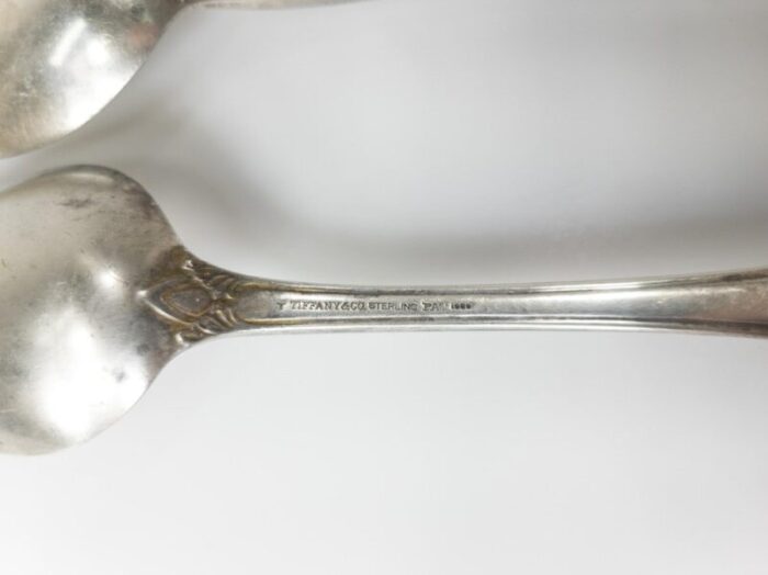 19th century american sterling silver spoons in beekman pattern from tiffany co set of 4 8