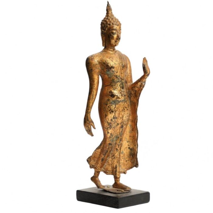 19th century figure of the walking buddha 1