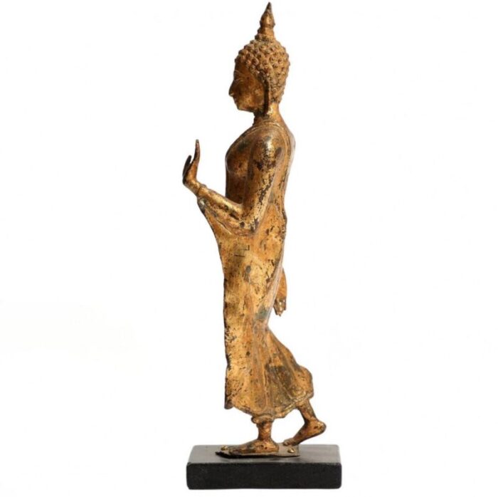 19th century figure of the walking buddha 3