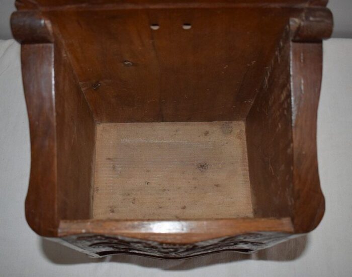 19th century french oak salt box 31