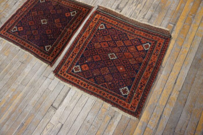 19th century pair of persian baluch carpets 2089