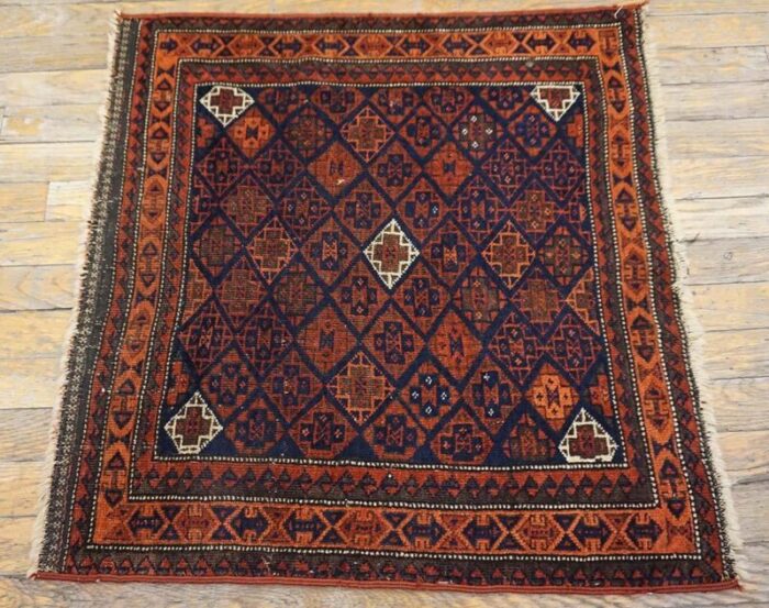 19th century pair of persian baluch carpets 5092