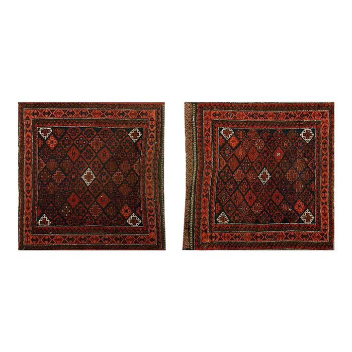 19th century pair of persian baluch carpets 7280