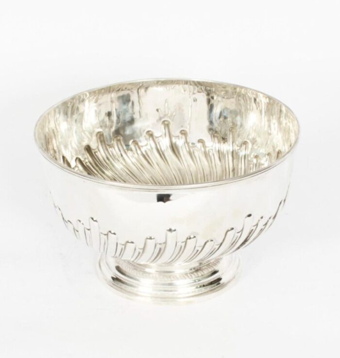 19th century sterling silver punch bowl from walker hall 1893 2