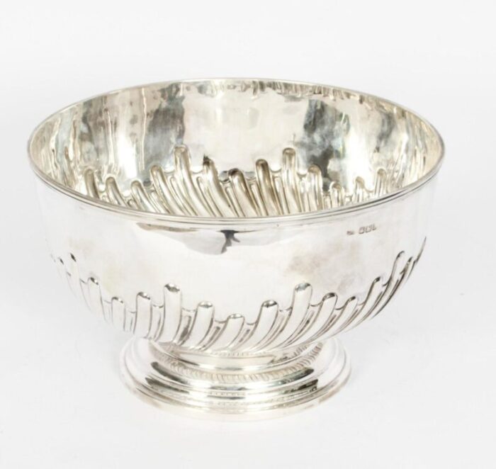 19th century sterling silver punch bowl from walker hall 1893 3