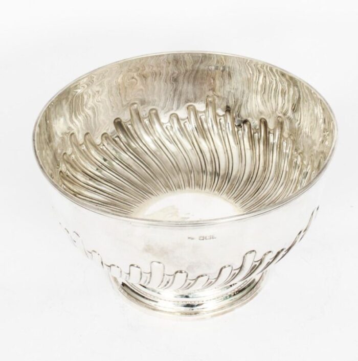 19th century sterling silver punch bowl from walker hall 1893 4