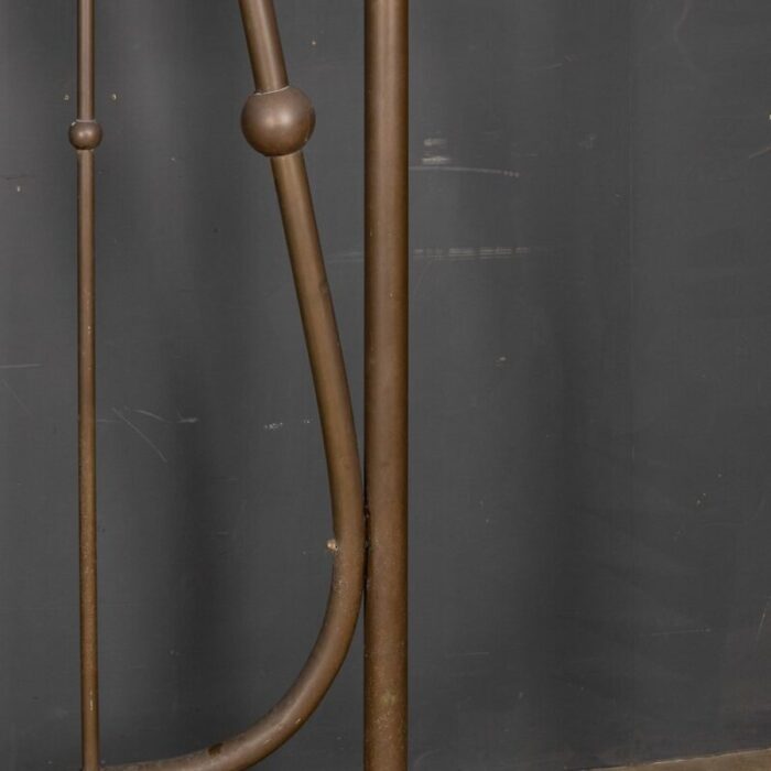 19th century victorian brass coat stands 1890s set of 2 12