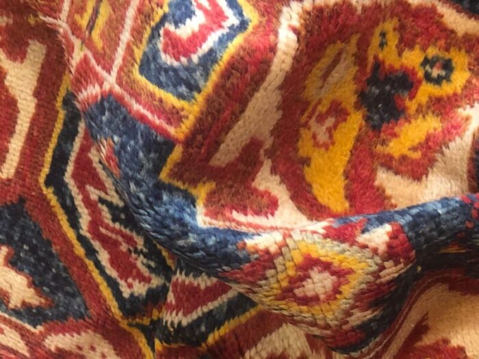 20th century berber yellow orange blue rug 1950s 13