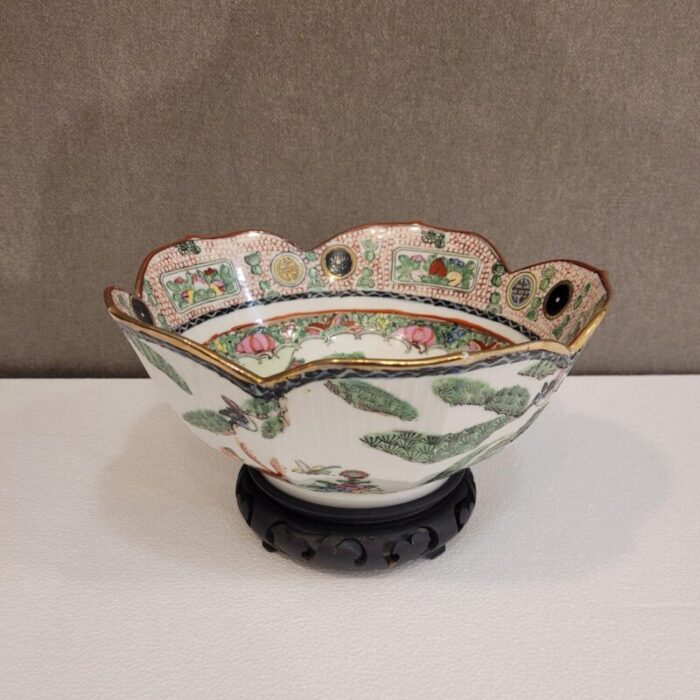 20th century macao porcelain centerpiece guangxu china 13