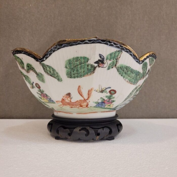 20th century macao porcelain centerpiece guangxu china 7