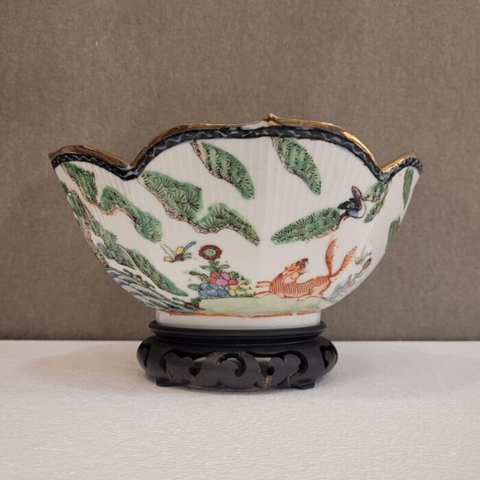 20th century macao porcelain centerpiece guangxu china 8