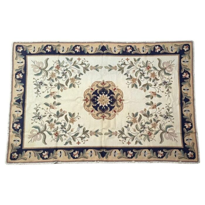 20th century portuguese rug arraiolos 1