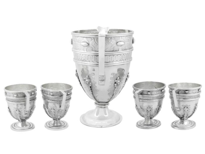 C7690c Spanish Silver Jug Cup Set master