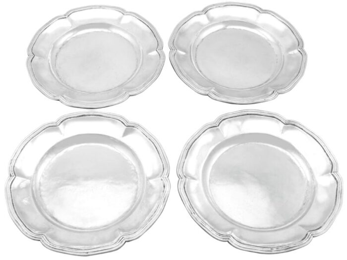 C7695b Set of Four Silver Plates master