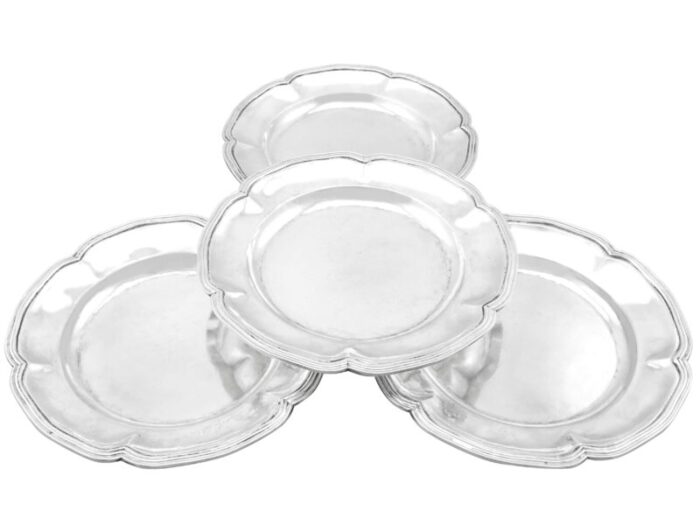 C7695c Set of Four Silver Plates master