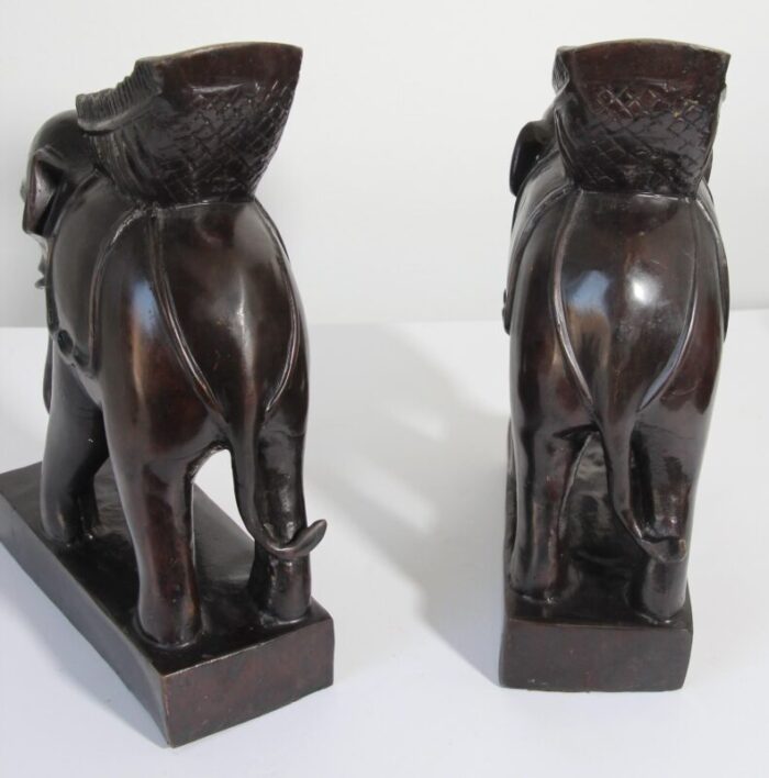 Maitland Smith Bronze Elephant Candle Holder 13 master