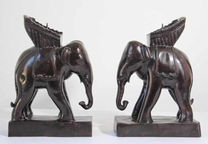 Maitland Smith Bronze Elephant Candle Holder 3 master