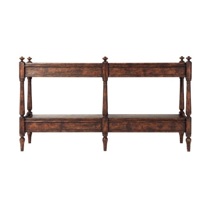 Regency Style Antiqued Console Table 4 master