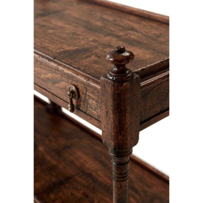 Regency Style Antiqued Console Table 7 master