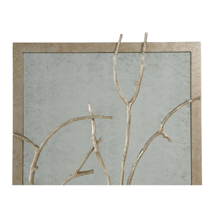 Silvered Metal and Wood Wall Panels 4 master