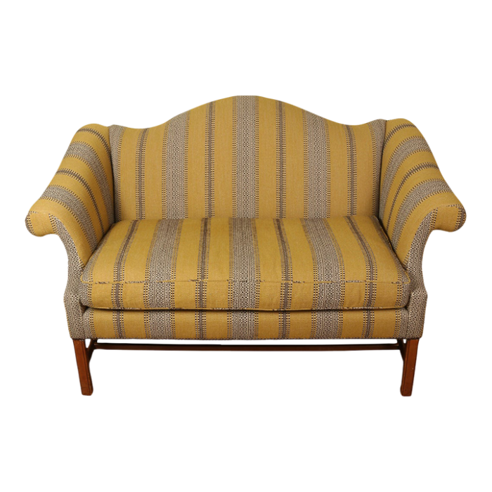 a camelback settee 2049