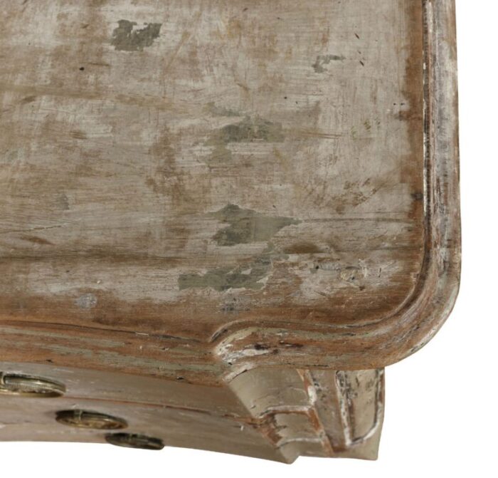 a charming painted louis xv style provencal chest 1101