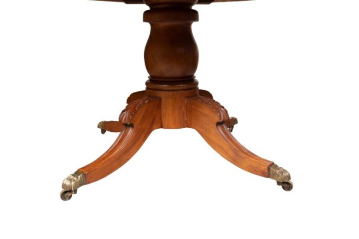 american classical mahogany drum table 0546