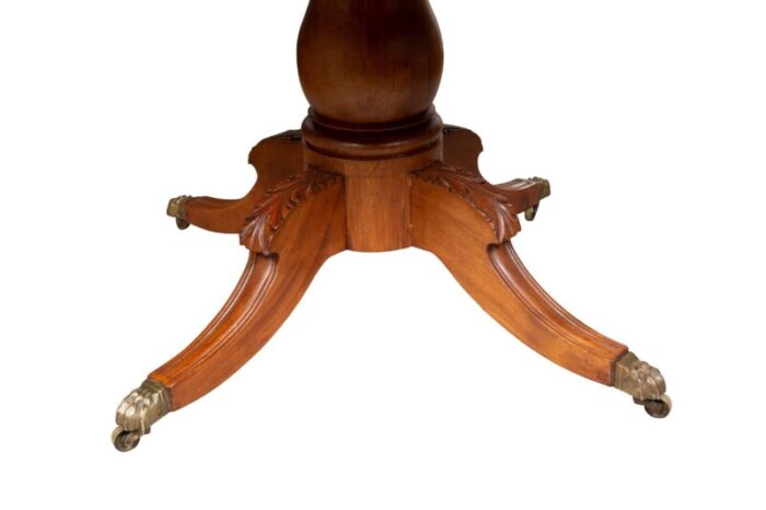 american classical mahogany drum table 2789