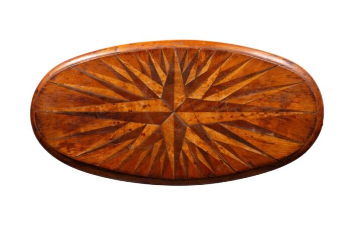 american late federal walnut table form centerpiece 4107