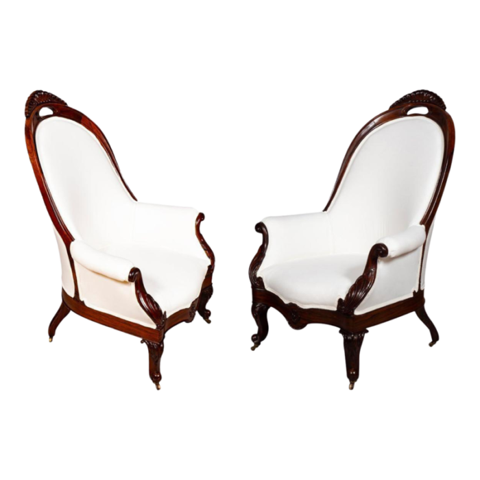 american victorian rosewood armchairs a pair 2022