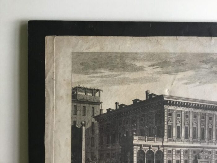 antiquarian engraving palazzo d oria tursi early 19th century 0081