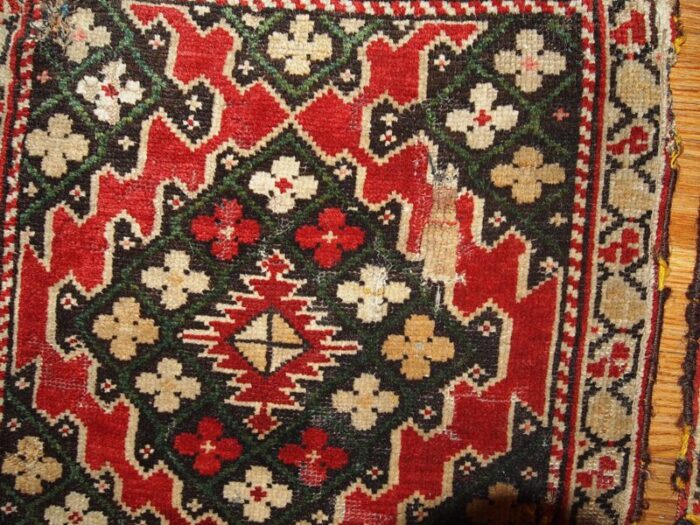 antique armenian karabakh handmade bagface rugs 1880s set of 2 2