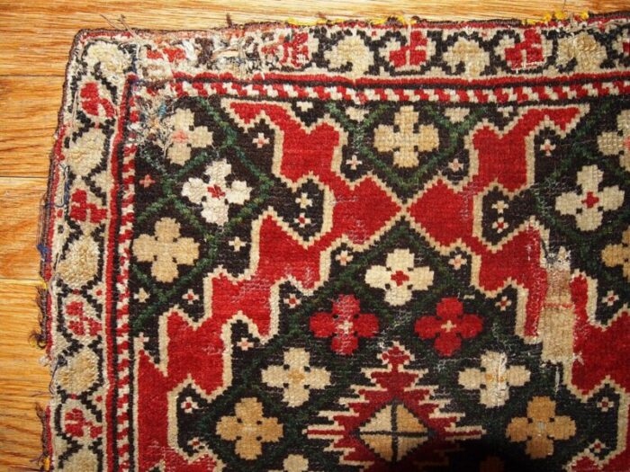 antique armenian karabakh handmade bagface rugs 1880s set of 2 3