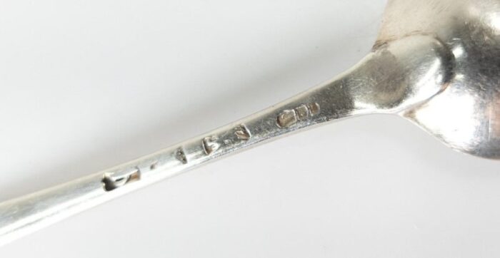 antique english sterling silver spoon 1777 5