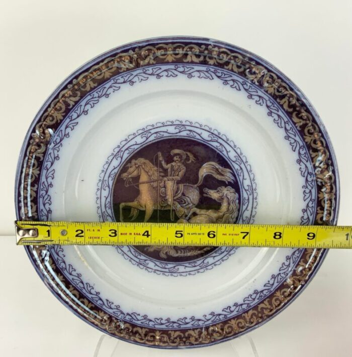 antique forster and elsmore vaquero plate circa 1850 0690