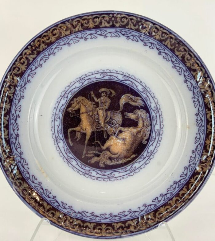 antique forster and elsmore vaquero plate circa 1850 9225