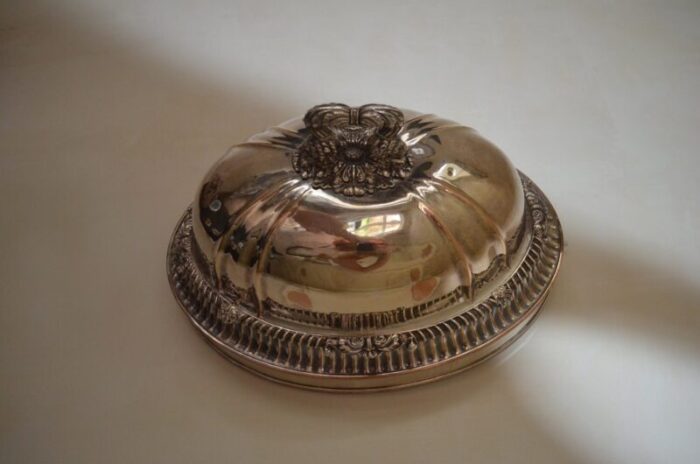 antique french silver plated cloche 5