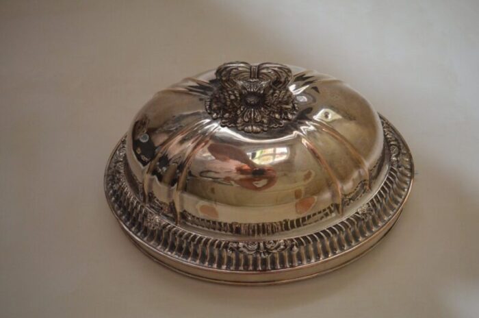 antique french silver plated cloche 6