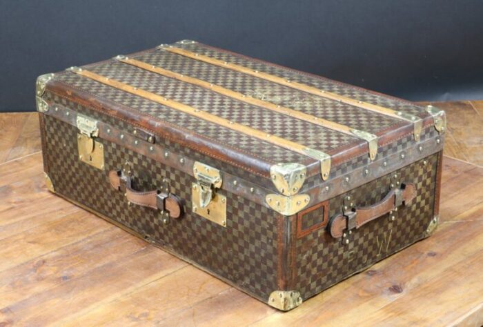 antique french travel trunk from moynat 1910 2